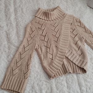 *SOLD* Cropped Caplet Style Sweater